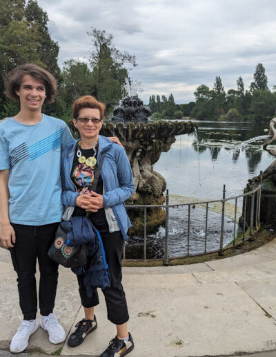 Anton and Barbara in Hyde Park
