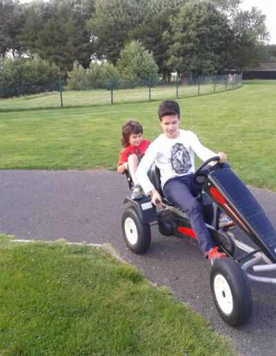 Anton Harrison go kart